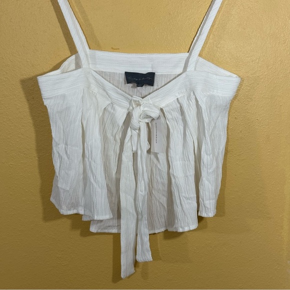 Anthropologie Sunday in Brooklyn Bow Tie Tank NWT Med - Picture 7 of 8